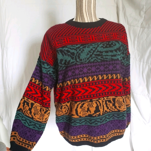 Vintage Crewneck Grandpa Sweater - Picture 2 of 5